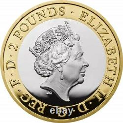 2018 UK ROYAL MINT. RAF SPITFIRE SILVER PROOF PIEDFORT £2 COIN Low Ltd Edition