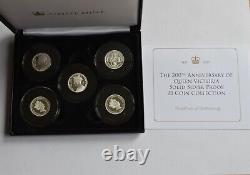2019 200th Anniversary Queen Victoria £1 Coin Collection Silver Proof Alderney