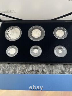 2019 Fine 999 Silver Britannia Six Coin Silver Proof Set Spirit of a Nation Box