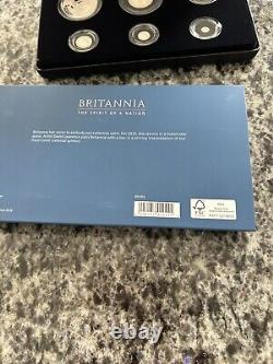 2019 Fine 999 Silver Britannia Six Coin Silver Proof Set Spirit of a Nation Box