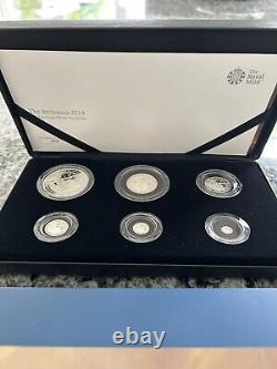 2019 Fine 999 Silver Britannia Six Coin Silver Proof Set Spirit of a Nation Box