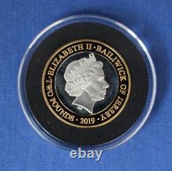 2019 Jersey Silver Proof £2 coin Jersey Zoo 60th Anniversary in Case with COA