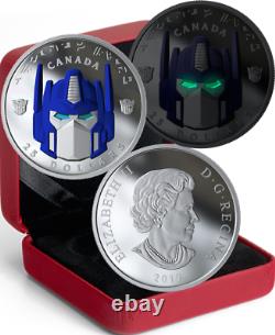 2019 OPTIMUS PRIME $25 1OZ Silver Proof High-Relief Coin Canada TRANSFORMERS