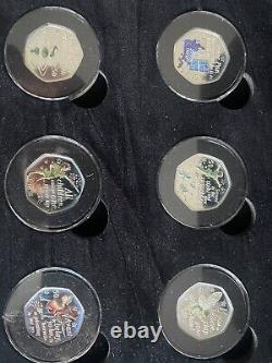 2019 Peter Pan Silver proof Set 50p Collection