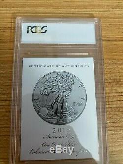 2019-S 19XE Silver Eagle Enhanced Reverse Proof PCGS First Strike PR70 with COA