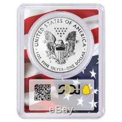 2019-S Enhanced Reverse Proof $1 American Silver Eagle / COA # PCGS PR70 FDOI Fl