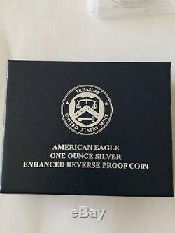 2019-S Silver Eagle Enhanced Reverse Proof PCGS PR70 1st Strike Real Gold Shield
