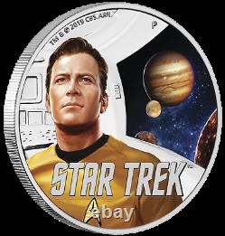 2019 Star Trek THE ORIGINAL SERIES KIRK 1oz $1.9999 Silver Proof Coin