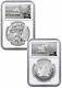 2019 US & CA 1 oz Silver Eagle & Maple Pride of Two Nations NGC PF70 FR SKU58578