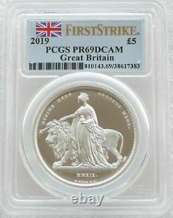 2019 Una and the Lion £5 Silver Proof 2oz Coin PCGS PR69 DCAM First Strike