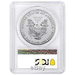 2019-W Reverse Proof $1 American Silver Eagle PCGS PR69 FS Dual Flag Label Pride