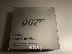 2020 1oz Silver Proof £2 coin Bond, James Bond NGC Graded PF69 UC, Box & COA