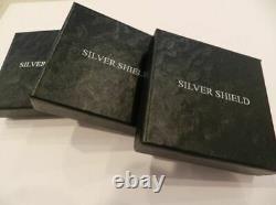 2020 2 OZ Consumeranity Proof Silver Shield Mini-Mintage. 999 In-Hand Round