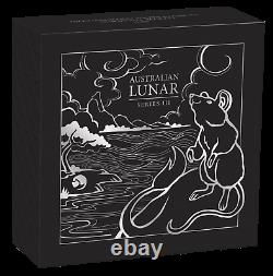 2020 Australia COLORED PROOF Lunar Year of the Mouse 1oz Silver $1 Coin Series 3