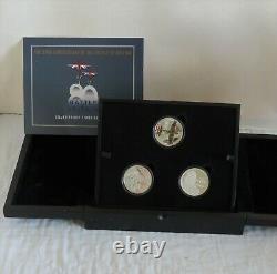 2020 BATTLE OF BRITAIN 80th ANNIVERSARY SILVER PROOF 3 COIN SET boxed/coa