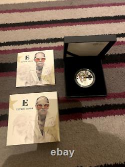 2020 Elton John Royal Mint 1 Oz Silver Proof £2 Two Pounds Coin