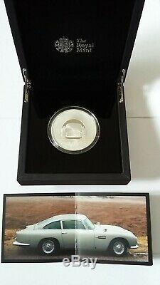 2020 James Bond 007 Special Issue UK 5 Five Ounce Silver Proof £10 Coin