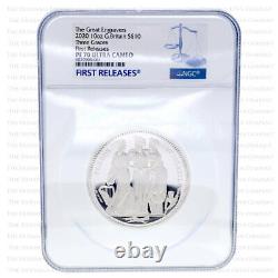 2020 Royal Mint Three Graces Silver Proof 10 OUNCE NGC PF70 First Release