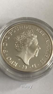 2020 Royal Mint one ounce Silver Proof Britannia £2 Coin