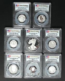 2020 S SILVER PROOF SET LIMITED EDITION First Strike PCGS PR70 8 Coins