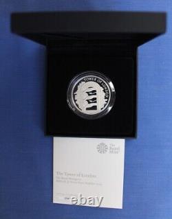 2020 Silver Piedfort Proof £5 The Royal Menagerie in Case with COA