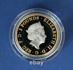 2020 Silver Proof £2 coin Agatha Christie in Case with COA