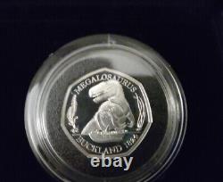 2020 Silver Proof 50p Coins Dinosaur Set of 3 Just 3000 Minted+Free Next Day P&P