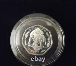 2020 Silver Proof 50p Coins Dinosaur Set of 3 Just 3000 Minted+Free Next Day P&P