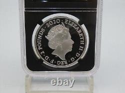 2020 Slabbed Royal Mint 1oz Silver Proof Coin James Bond Pay Attention 007