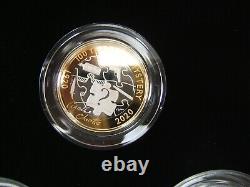 2020 Uk Five-coin Silver Piedfort Commemorative Proof Set. C/w Coa And Cased