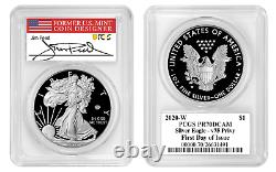 2020-W V75 Privy Mark WWII Silver Eagle PCGS PR70 First Day of Issue Jim Peed