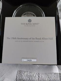 2021. 150th Anniversary The Albert Hall. £5 Silver Proof Domed Coin