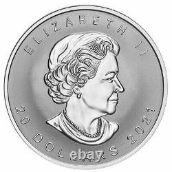2021 Canada 1 oz Silver Maple Leaf Super Incuse Reverse Proof $20 Coin OGP