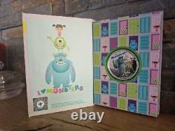 2021 Disney Monsters Inc. 1 Oz. SILVER PROOF COIN