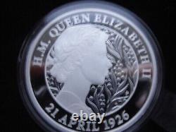 2021 HM Queen Elizabeth II 95th Birthday 1oz Silver Proof Coin-No. 0257/5000
