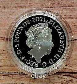2021 HRH Prince Philip Duke of Edinburgh UK £5 Silver Proof Coin boxed with coa