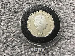 2021 John Logie Baird Silver Proof Piedfort 50p Coin