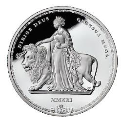 2021 Masterpiece Una and the Lion 1 Oz Silver Proof Coin EIC