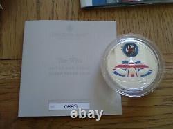 2021 Music Legends The Who £2 Ilver Proof Coloured 1oz Coin Boxed With Coa