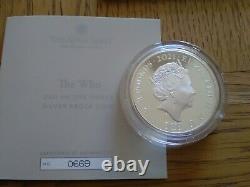 2021 Music Legends The Who £2 Ilver Proof Coloured 1oz Coin Boxed With Coa