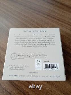 2021 Peter Rabbit Royal Mint Silver Proof 1oz £2 Coin