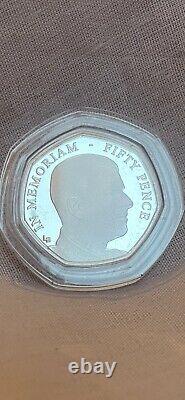 2021 Prince Philip In Memoriam 6 Coin Silver Proof 50p Set