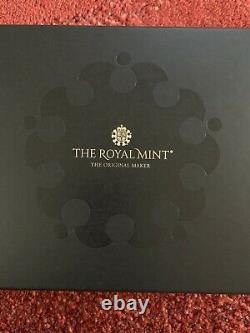 2021 ROyal Mint Annual Piedfort Silver Proof 5 X Commemorative Coin Set COA