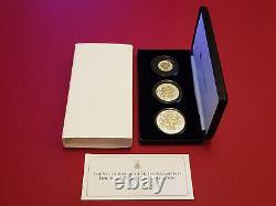 2021 Royal Mint. 999 Silver 95th Birthday of Queen Elizabeth II Proof Coin Set