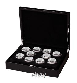 2021 Royal Mint Queens Beast's 10 Coin Silver Proof Two Ounce Set 2oz SOLD OUT