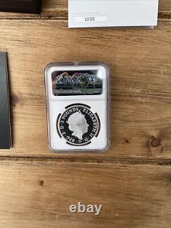 2021 Royal Mint Queens Beasts Completer Coin 1oz Silver Proof PF69 Error Coin