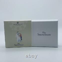 2021 Royal Mint Snowman Silver Proof 50p Fifty Pence Coin Full Package / COA
