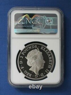 2021 Silver Proof 1oz £2 coin Griffin of Edward NGC Graded PF70 with Case/COA