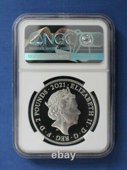 2021 Silver Proof 1oz £2 coin Peter Rabbit NGC Graded PF69 Ultra Cameo