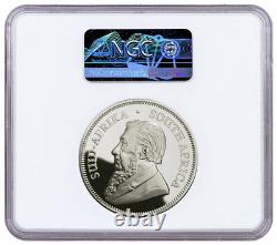 2021 South Africa 2 oz Silver Krugerrand Proof R2 Coin NGC PF70 UC FR